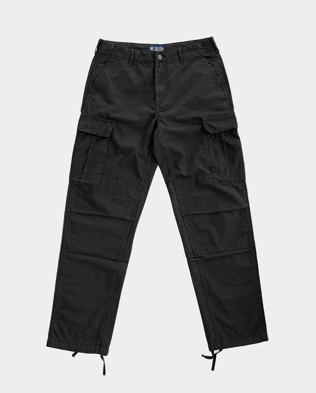 Vic - Ripstop Cargo Pants - Black Pants Vic   