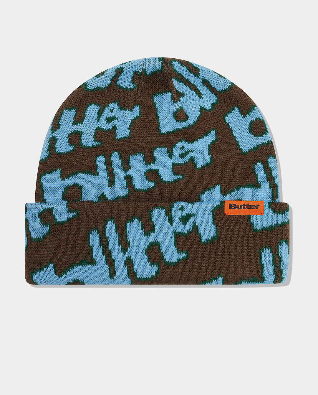 Butter Goods - Warped Beanie - Brown Beanie Butter Goods