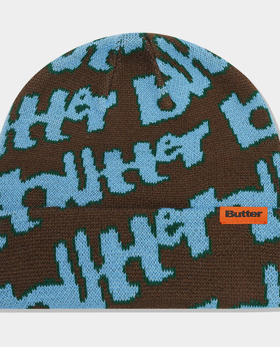 Butter Goods - Warped Beanie - Brown Beanie Butter Goods