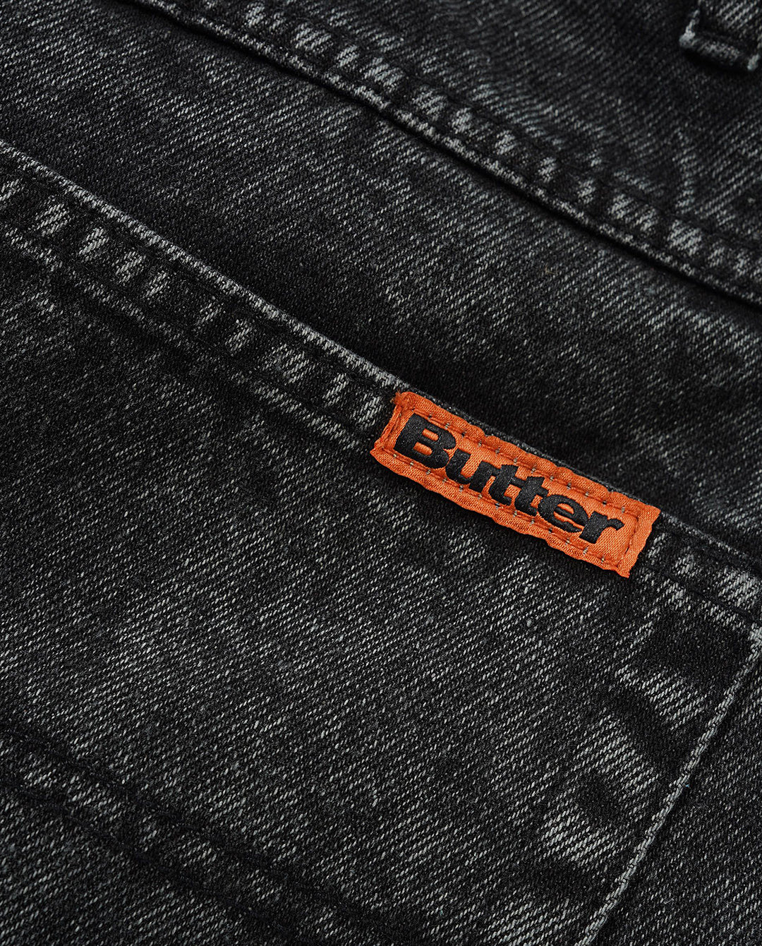 Butter Goods - Weathergear Denim Jeans - Faded Black Pants Butter Goods