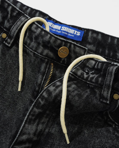 Butter Goods - Weathergear Denim Shorts - Faded Black Shorts Butter Goods