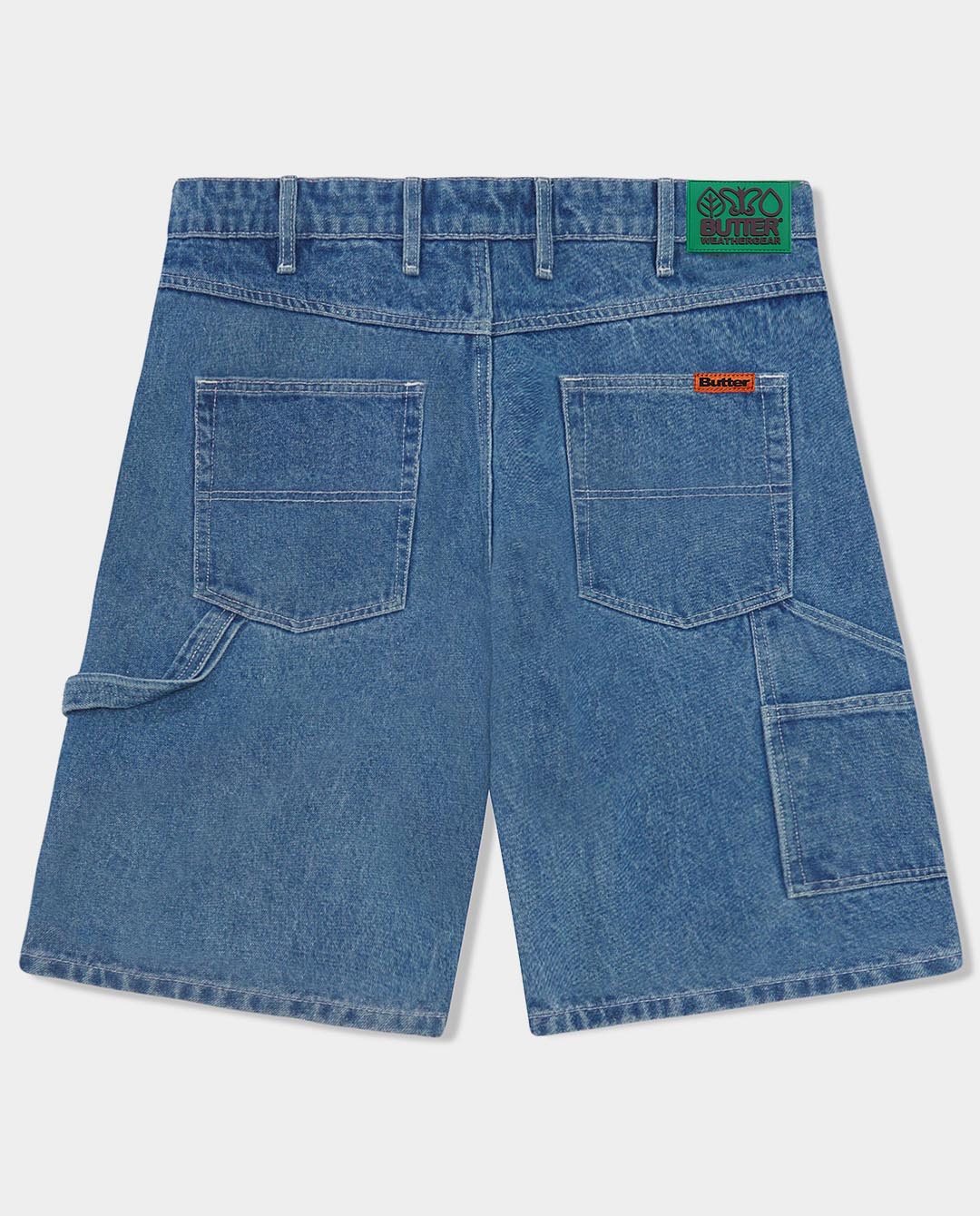 Butter Goods - Weathergear Heavyweight Denim Shorts - Mid Blue Shorts Butter Goods