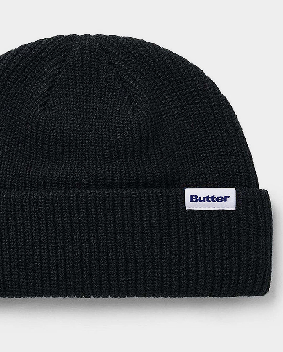 Butter Goods - Wharfie Beanie - Black Beanie Butter Goods