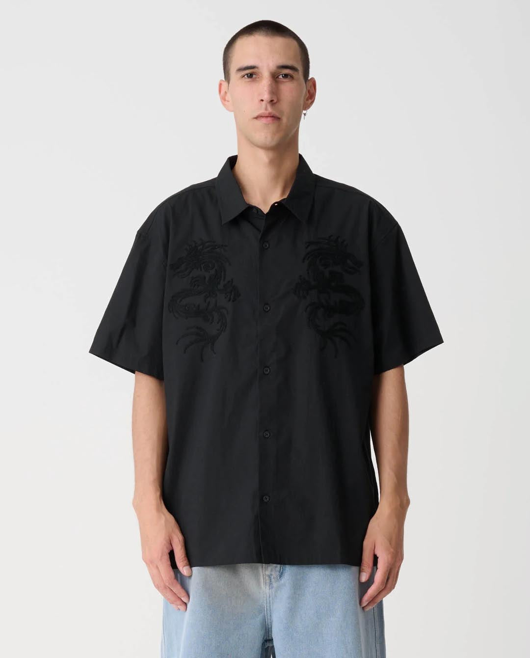 XLarge - Dragon Shirt - Black Shirts Xlarge