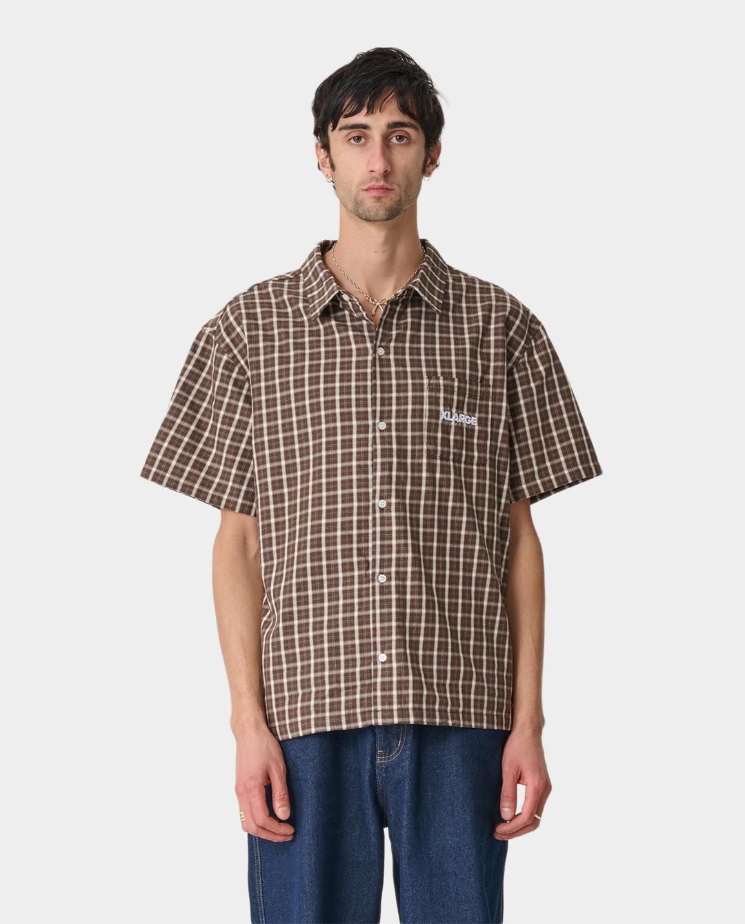 XLarge - Italic Shirt - Brown Shirts Xlarge