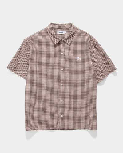 XLarge - Oxford Script Shirt - Brown Shirts Xlarge