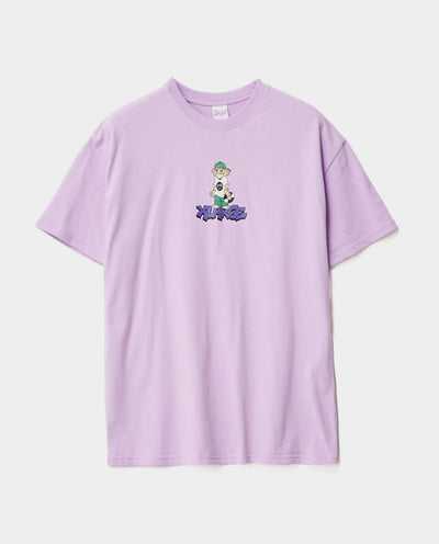 XLarge - Peace Man T-Shirt - Purple T-Shirts Xlarge   