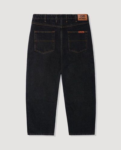 Butter Goods - Baggy Denim Jeans - Washed Black Pants Butter Goods   