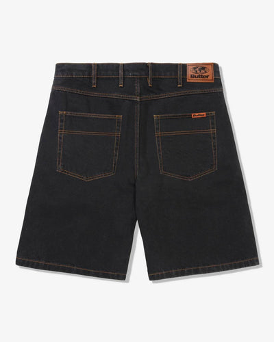 Butter Goods - Baggy Denim Shorts - Washed Black Shorts Butter Goods   