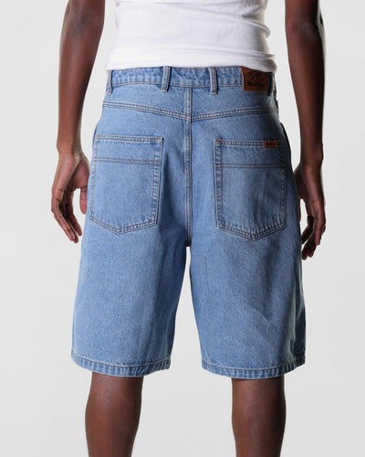 Butter Goods - Baggy Denim Shorts - Washed Indigo Shorts Butter Goods   