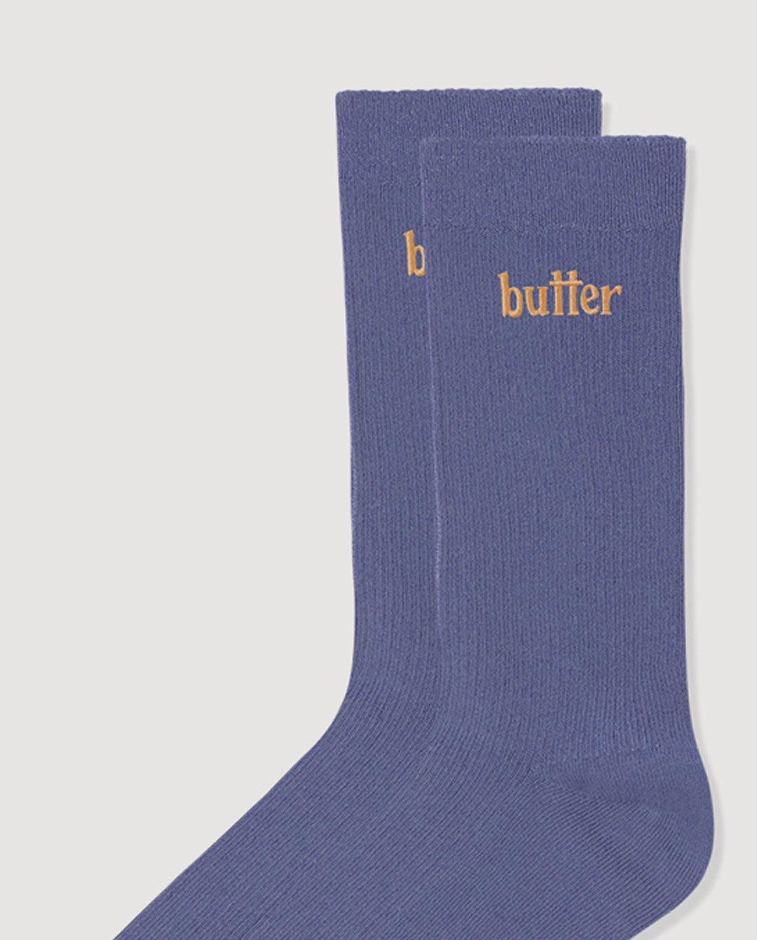 Butter Goods - Basic Socks - Slate Socks Butter Goods   