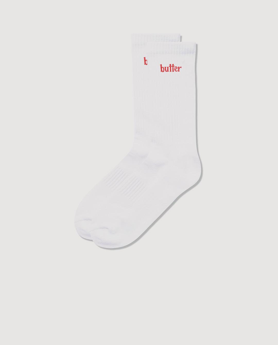 Butter Goods - Basic Socks - White Socks Butter Goods   