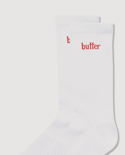 Butter Goods - Basic Socks - White Socks Butter Goods   