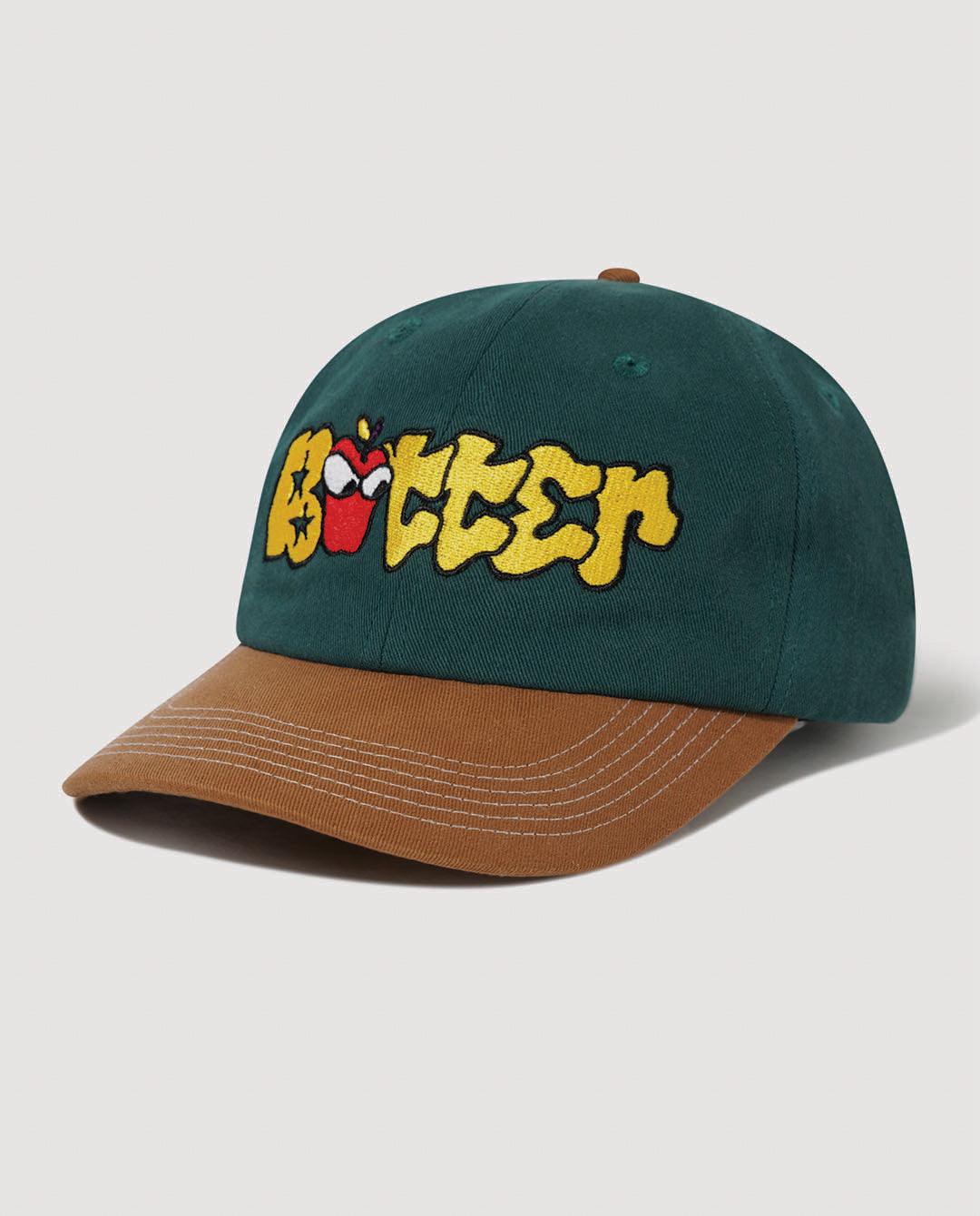 Butter Goods - Big Apple 6 Panel Cap - Forest / Brown Hats Butter Goods   