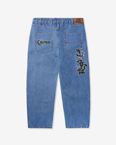 Butter Goods - Critter Denim Jeans - Washed Indigo Pants Butter Goods   