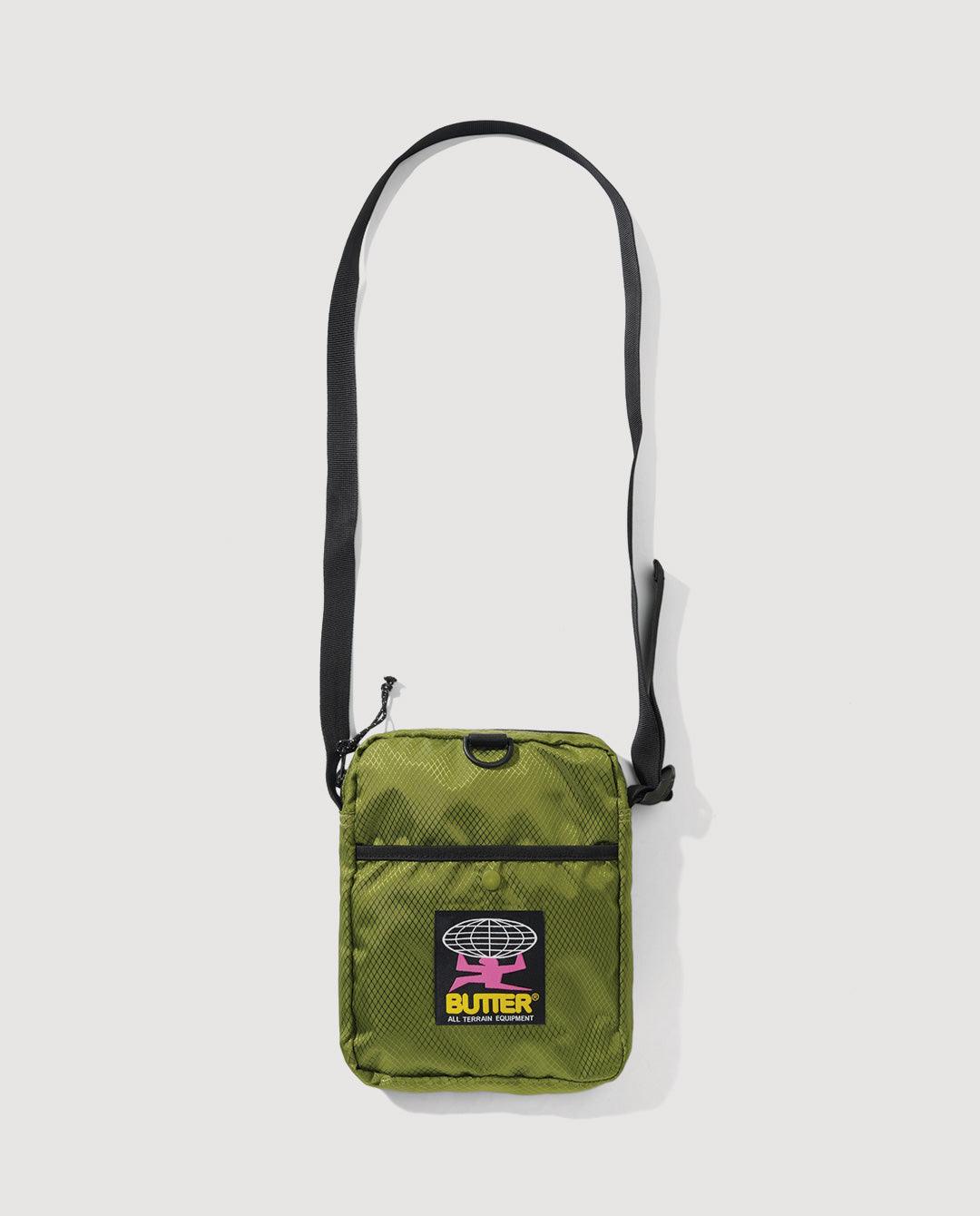 Butter Goods - Ripstop Side Bag - Green Bags Butter Goods   