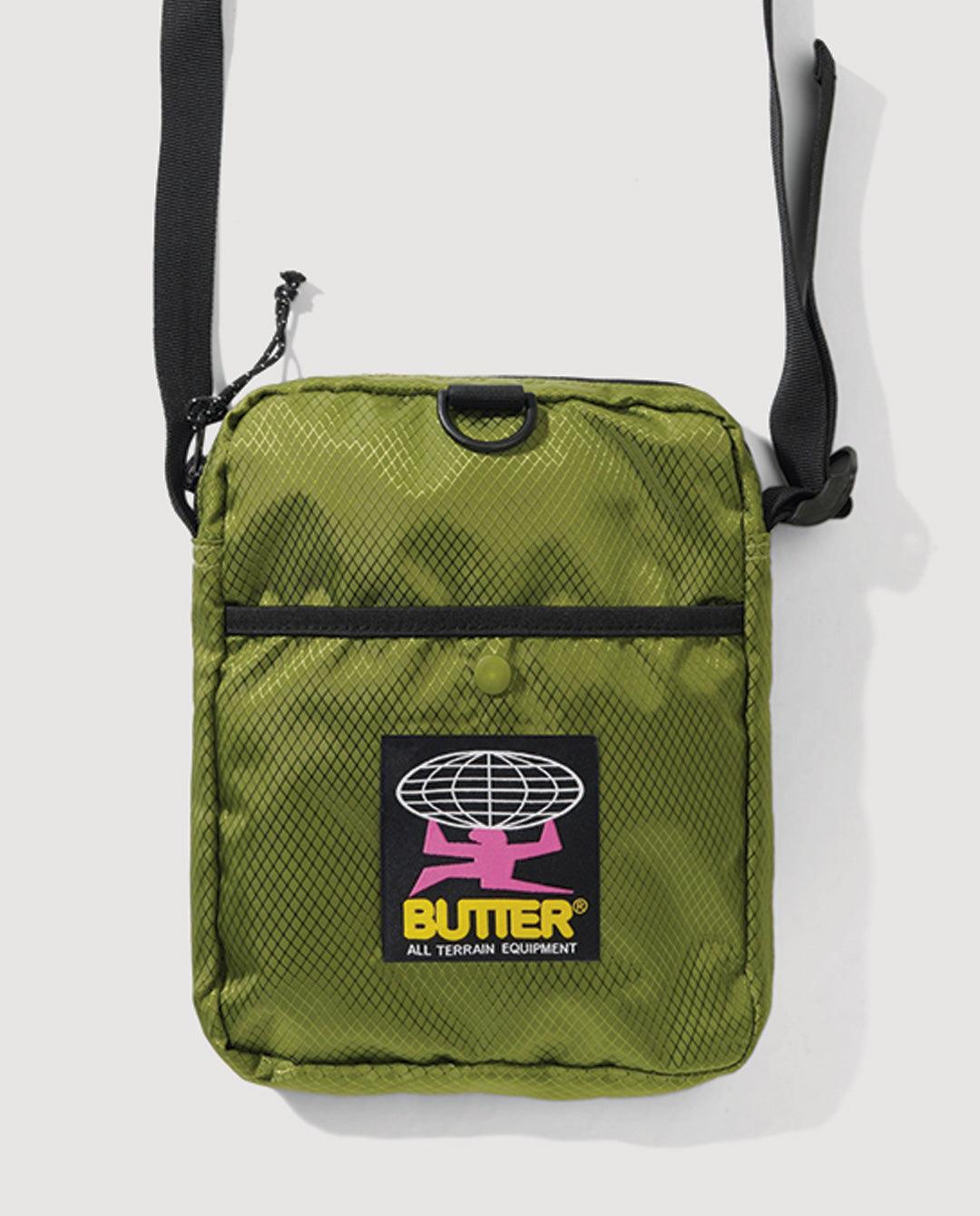 Butter Goods - Ripstop Side Bag - Green Bags Butter Goods   