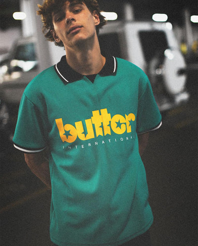 Butter Goods - Star Football Jersey - Green T-Shirts Butter Goods   