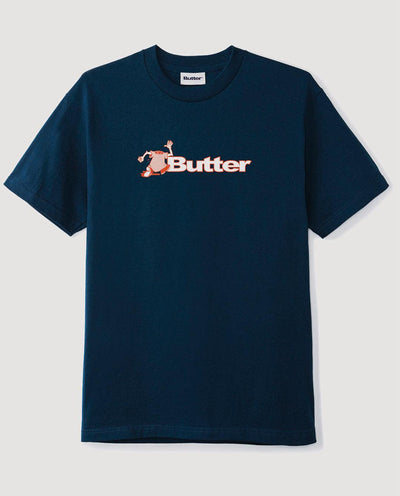 Butter Goods - T-Shirt logo Tee - Navy T-Shirts Butter Goods   