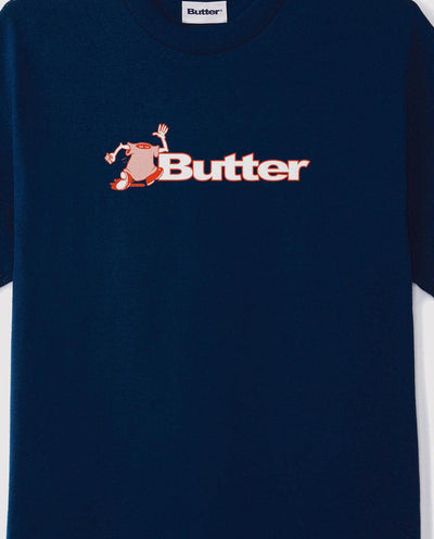 Butter Goods - T-Shirt logo Tee - Navy T-Shirts Butter Goods   