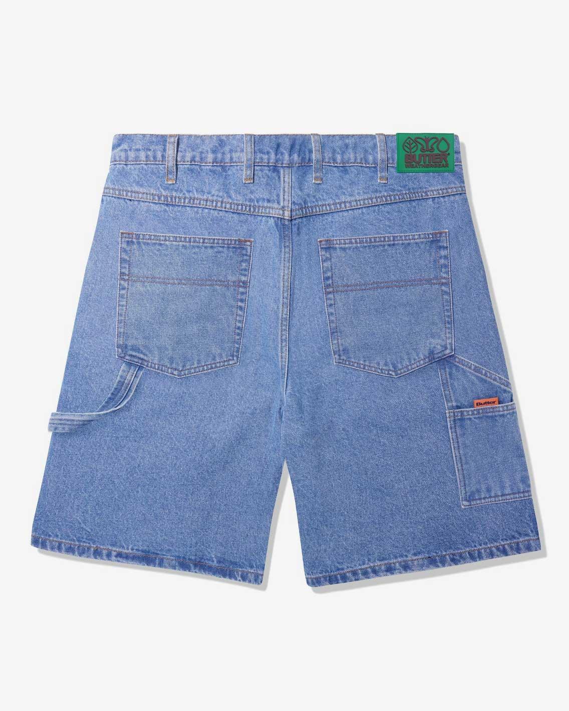 Butter Goods - Weathergear Heavyweight Denim Shorts - Washed Indigo Shorts Butter Goods   