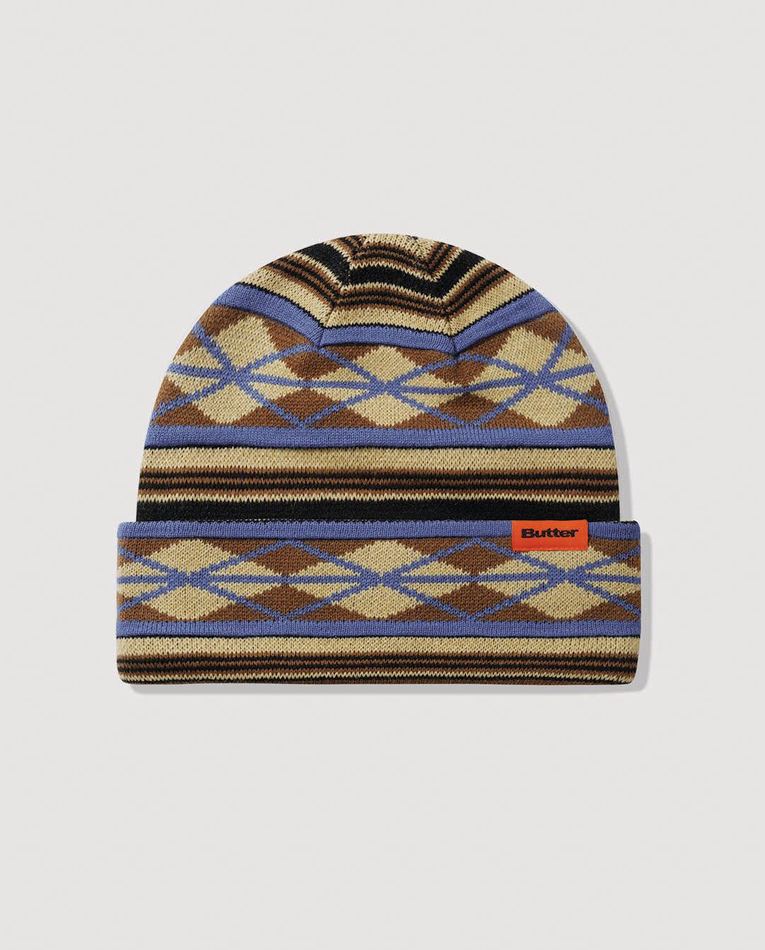 Butter Goods - Wilson Cuff Beanie - Brown Beanie Butter Goods   