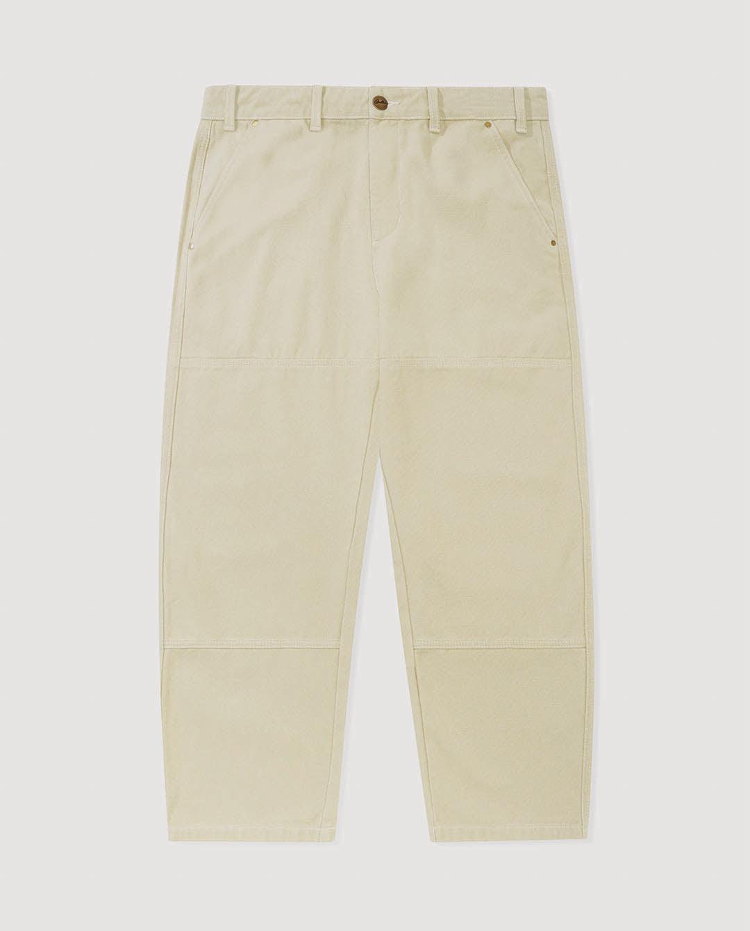 Butter Goods - Work Double Knee Pants - Washed Khaki Pants Butter Goods   