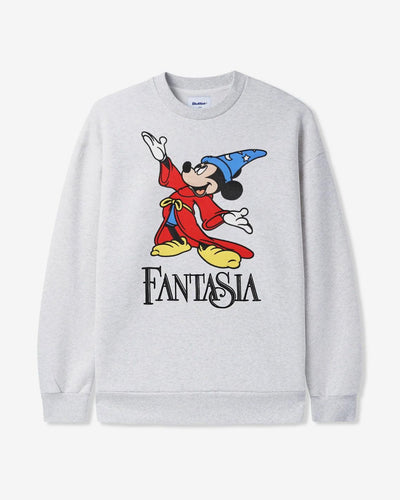 Butter Goods x Disney - Fantasia Crewneck Sweatshirt - Ash Grey Crewneck Butter Goods   