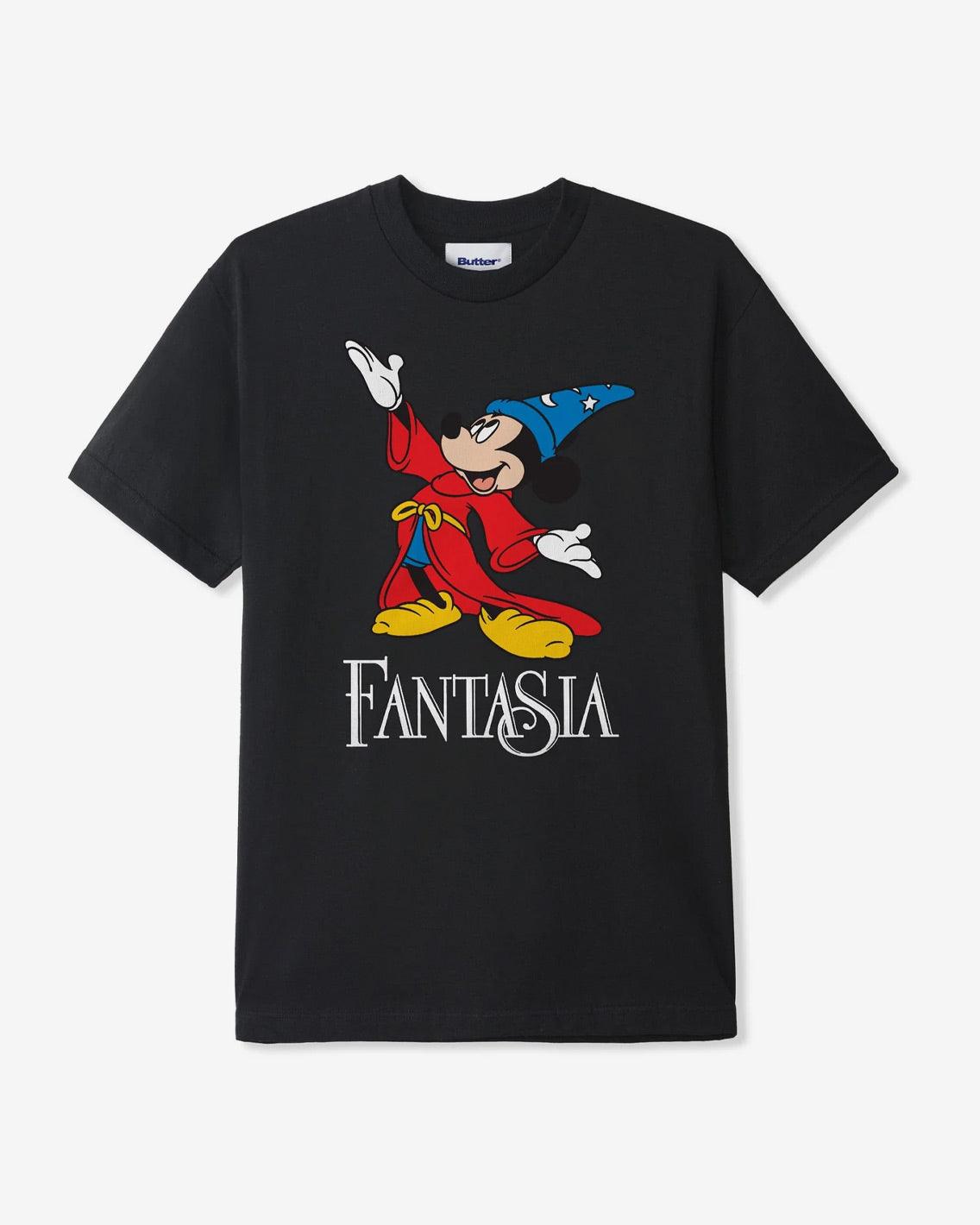 Butter Goods x Disney - Fantasia Tee - Black T-Shirts Butter Goods   