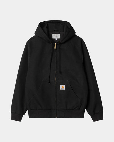 Carhartt - Active Jacket - Black Rinsed Jackets Carhartt   