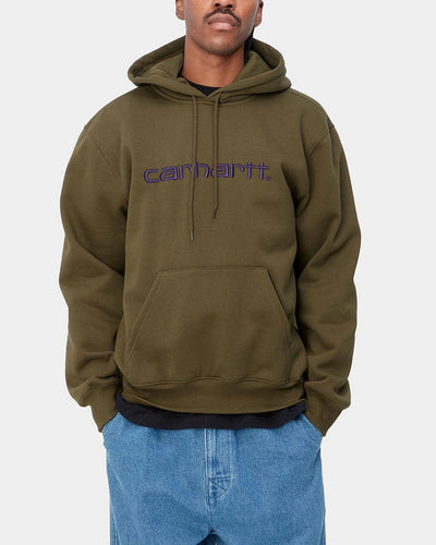 Carhartt - Hooded Carhartt Sweat - Highland / Cassis Hoodies Carhartt   