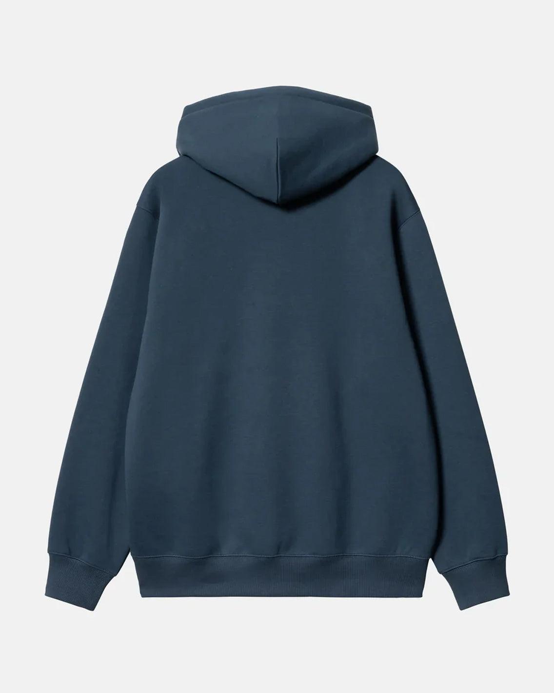 Carhartt - Hooded Carhartt Sweat - Squid / Salt Hoodies Carhartt   