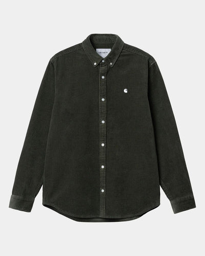 Carhartt - Madison L/S Fine Cord Shirt - Plant / Wax Shirts Carhartt   