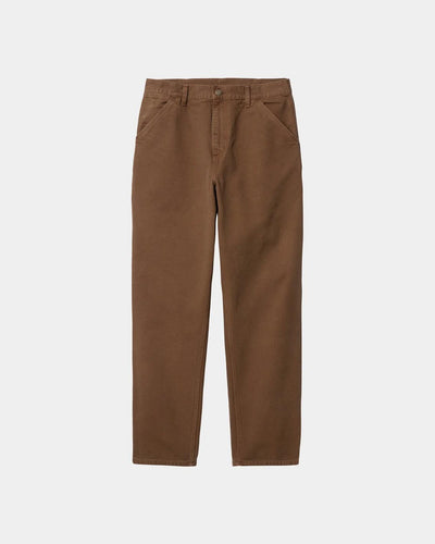 Carhartt - Single Knee Pant - Hamilton Brown Rinsed Pants Carhartt   