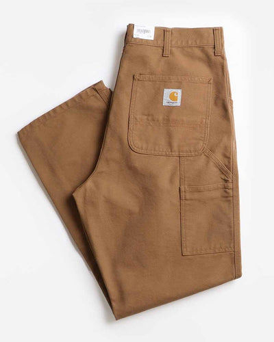 Carhartt - Single Knee Pant - Hamilton Brown Rinsed Pants Carhartt   