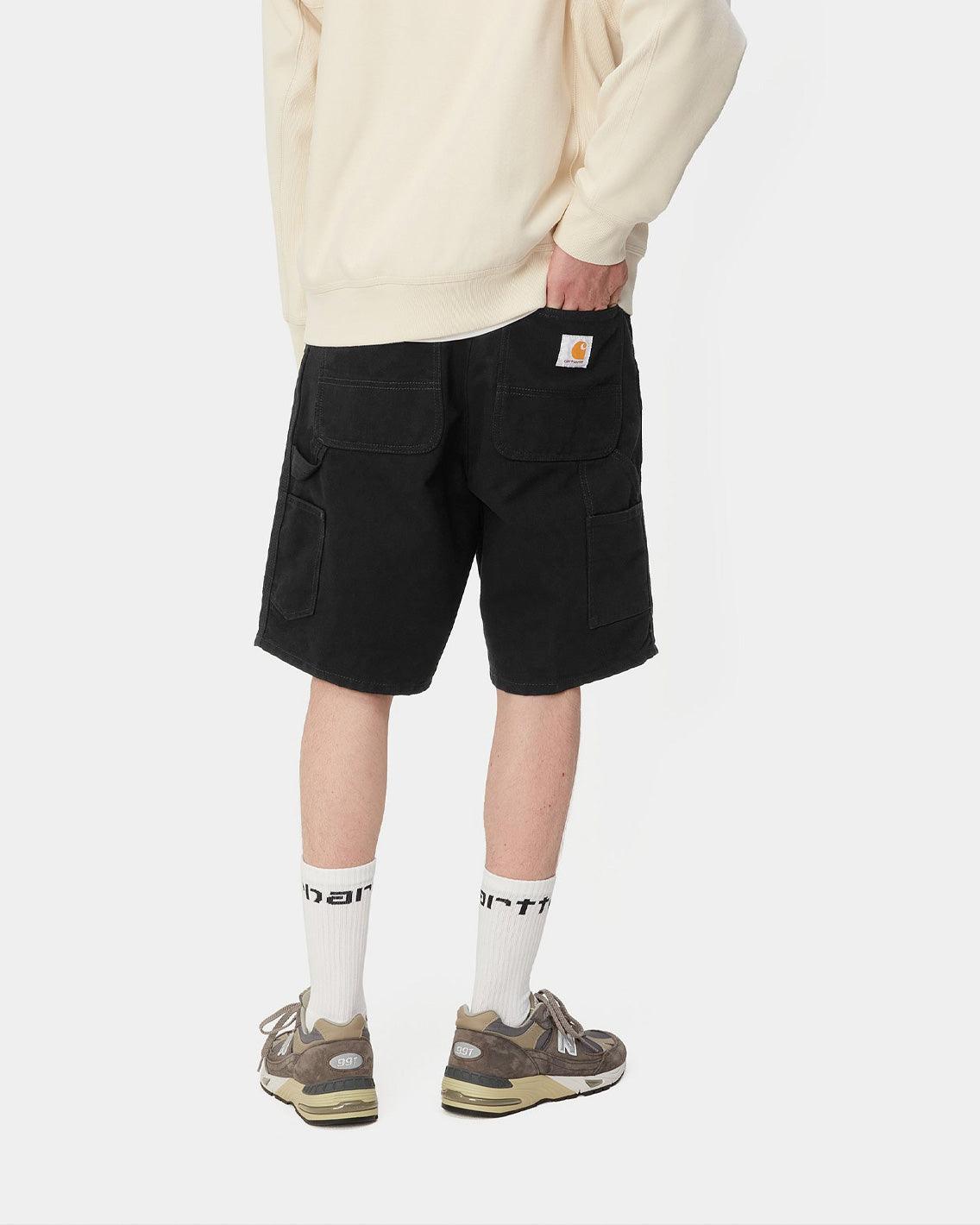 Carhartt - Single Knee Short - Black Rinsed Shorts Carhartt   