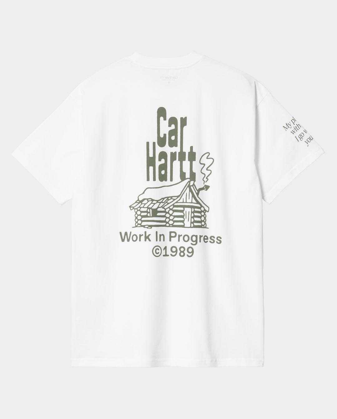 Carhartt WIP - Home T-Shirt - White/Green T-Shirts Carhartt   