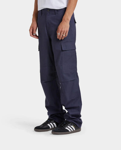 Carhartt WIP - Regular Cargo Pant - Blue Rinsed Pants Carhartt   