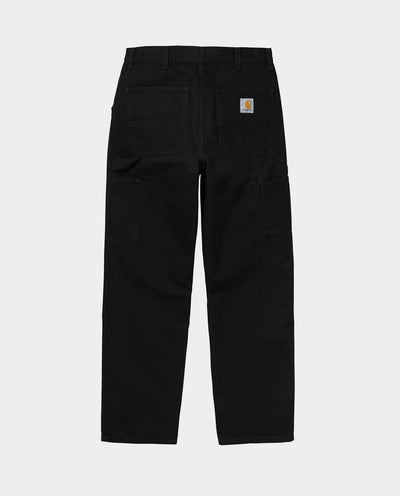 Carhartt WIP - Single Knee Pant - Black Canvas Pants Carhartt   