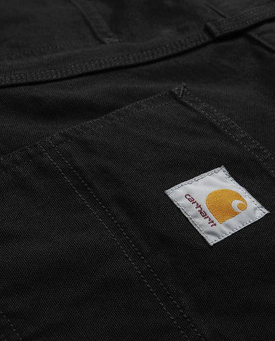 Carhartt WIP - Single Knee Pant - Black Canvas Pants Carhartt   