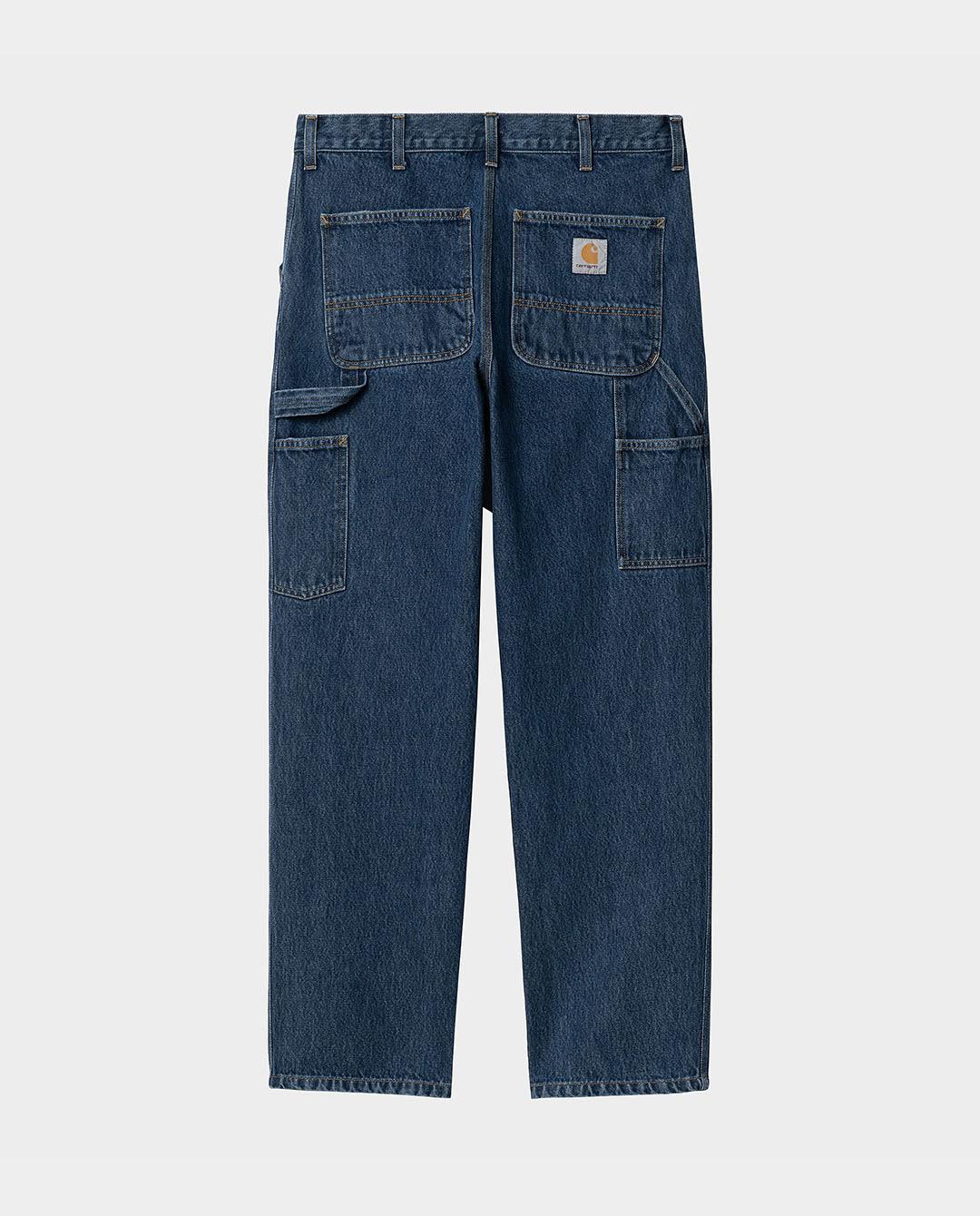 Carhartt WIP - Single Knee Pant - Blue Stone Washed Pants Carhartt   