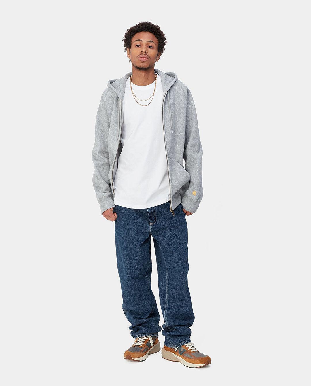 Carhartt WIP - Single Knee Pant - Blue Stone Washed Pants Carhartt   