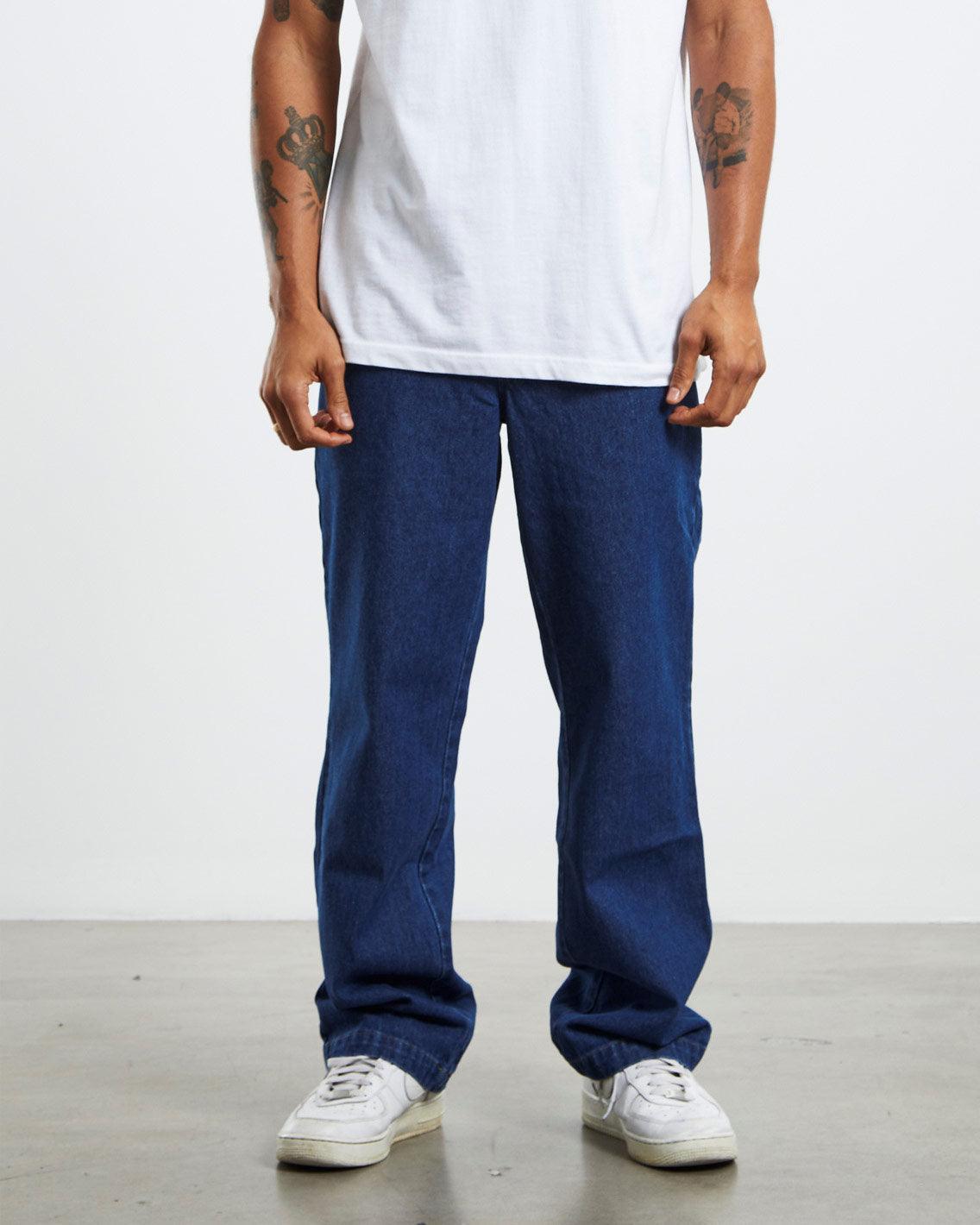 Dickies - 874 Denim Original Fit Jean - Stone Washed Indigo Pants Dickies   