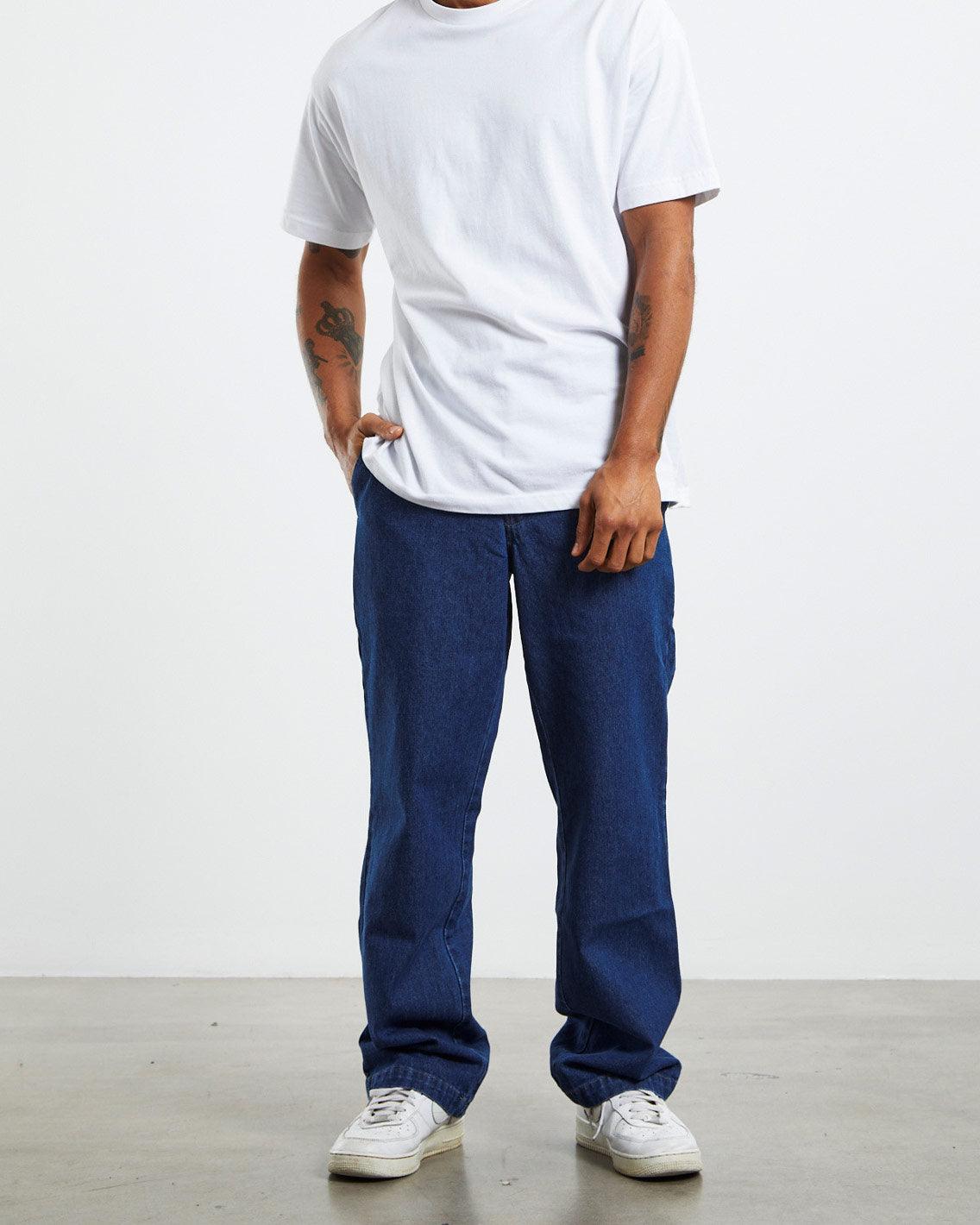 Dickies - 874 Denim Original Fit Jean - Stone Washed Indigo Pants Dickies   