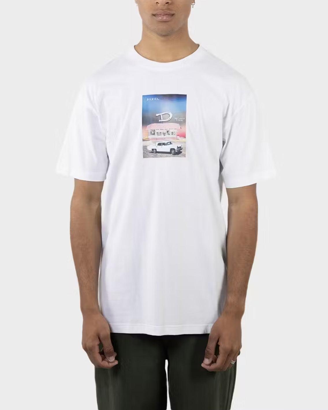 Dickies - Diner Classsic Fit Tee - White T-Shirts Dickies   