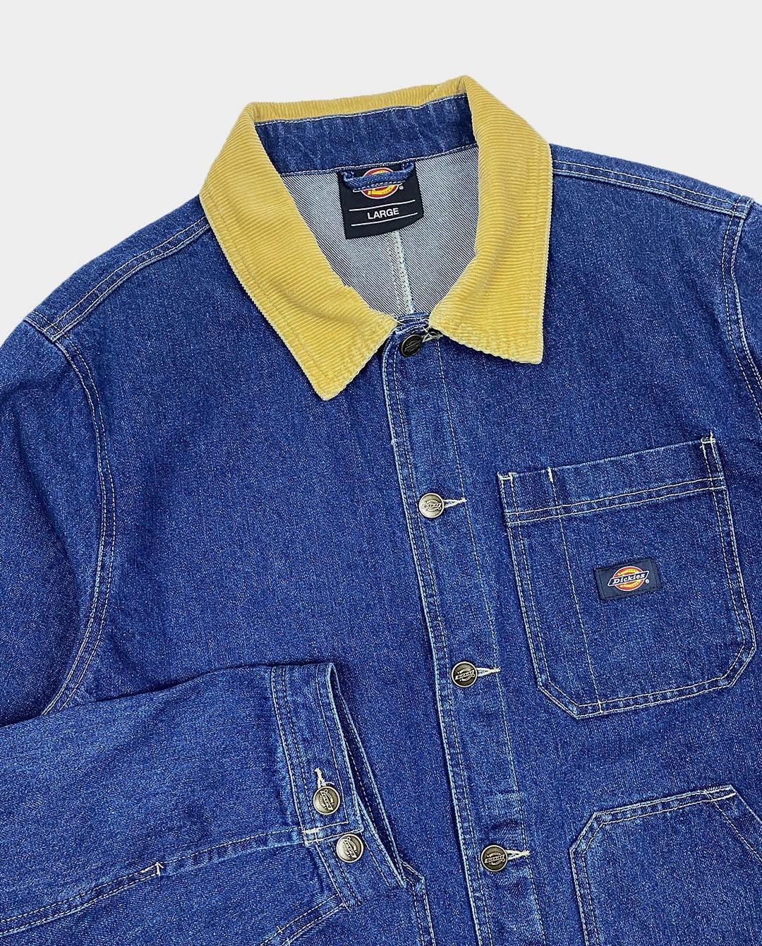 Dickies - Fair Oaks Denim Unlined Chore Jacket - Blue Jackets Dickies   