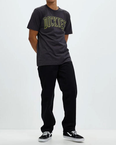 Dickies - Relaxed Fit Carpenter Duck Jean - Rinsed Black Pants Dickies   
