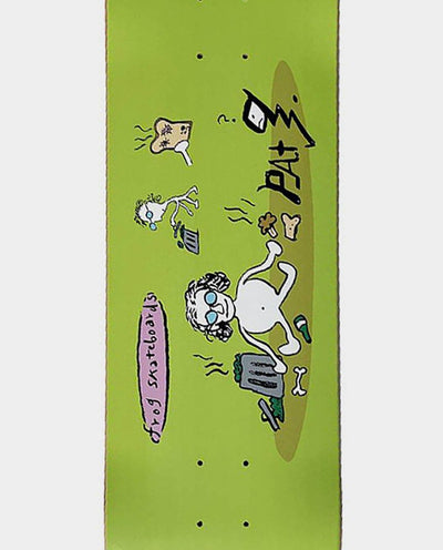 Frog - Pat G Garbage Eater 8.5” Deck - Green Deck Frog   