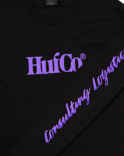 HUF - Huf Co L/S Tee - Black Long Sleeve HUF   