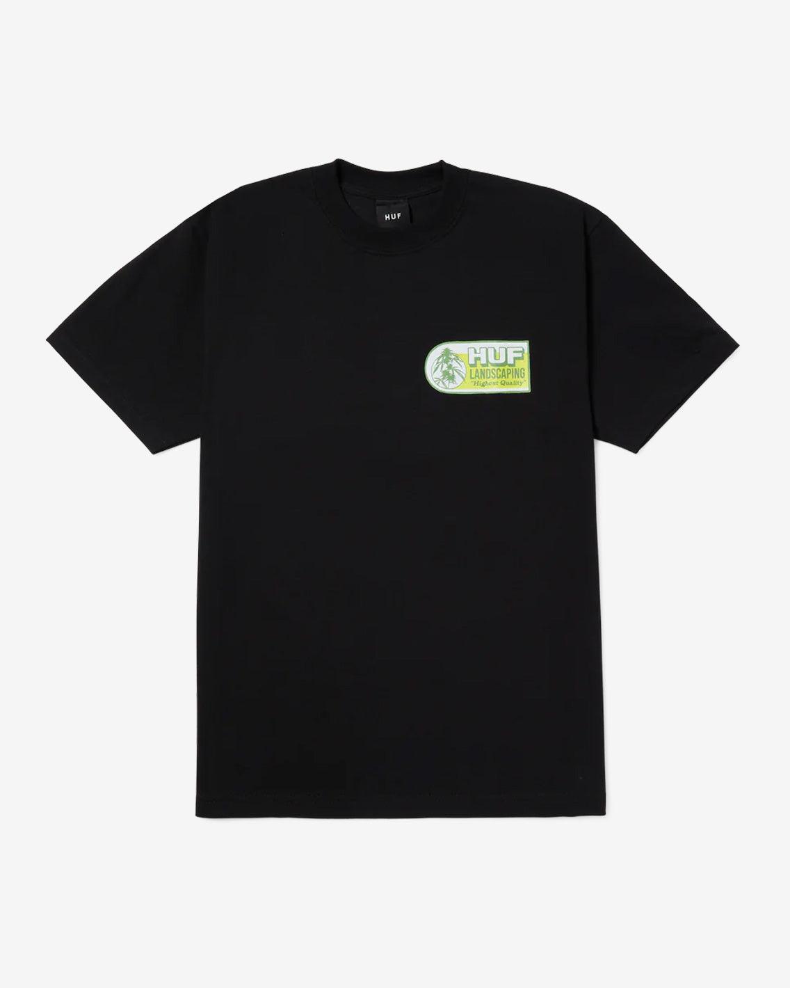 HUF - Landscaping Tee - Black T-Shirts HUF   